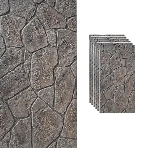 Panneaux muraux 3D extérieurs imperméables pour masquer un mur humide abîmé