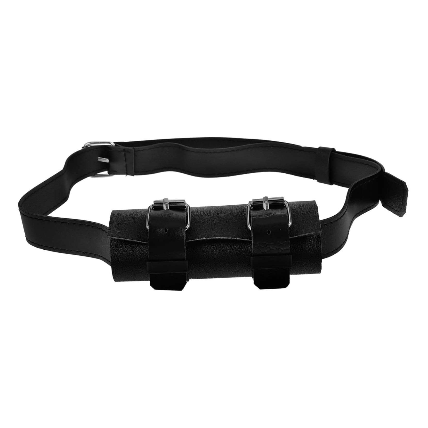 Unomor Ergonomic Sword Belt Holder Pu Leather for 2 Swords Storage Carrying Simple Design for Comfort