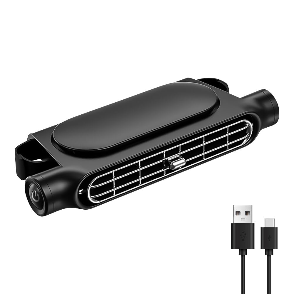 Ventilateur USB de Voiture avec 3 Vitesses Réglables, Portable et Puissant