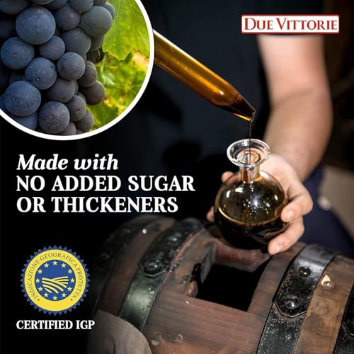Due Vittorie Oro Gold Balsamic Vinegar of Modena. Highest score from The Consortium of Modena - 16.91fl oz / 500ml - Pack of 1