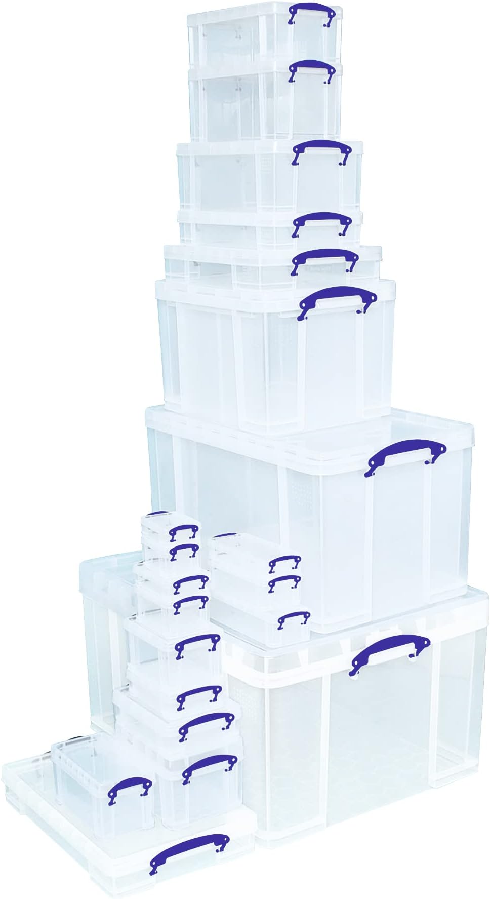 Really Useful Plastic Storage Box 145 Litre Bonus Pack Clear