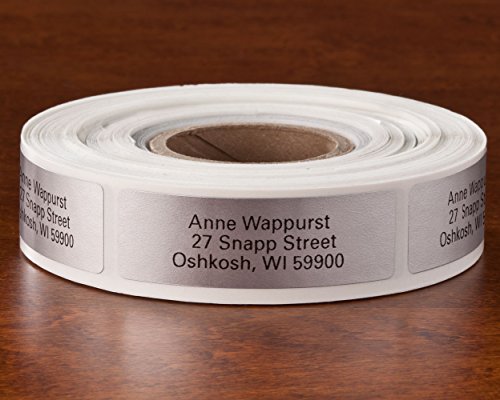 Personalized Self Stick Address Labels 500 - Silver