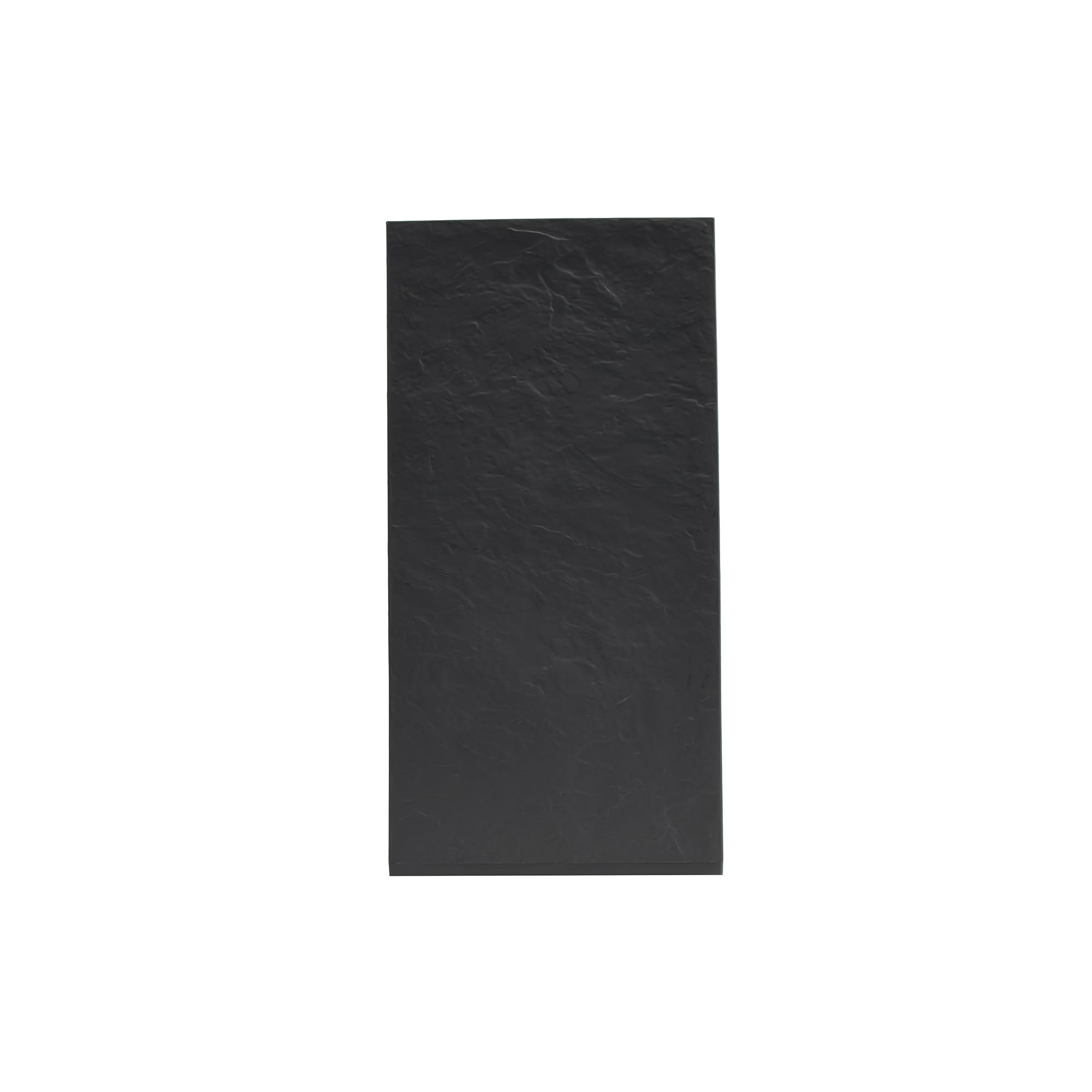 EDA - Loft a parete bassa L Volcania 46 L - Decorazione finta pietra - Doppia parete - Zona di ritenzione idrica - 78,5 x 29,5 x 60 cm - Grigio antracite