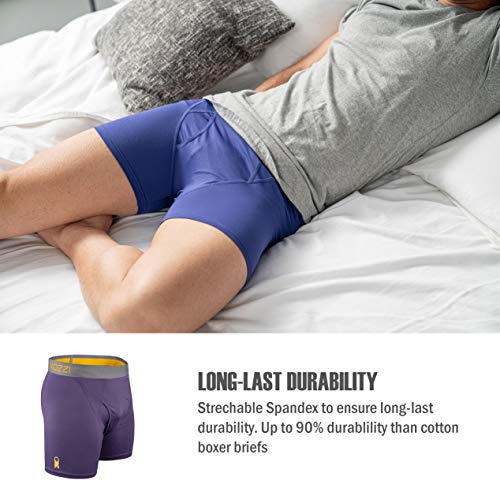 KOZZI Men's Boxer Briefs, Premium Soft Breathable Nylon for Everyday4