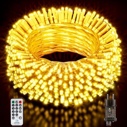 Luci Albero di Natale, 43.2M/141.73FT 320 LED Luci Natalizie da E...