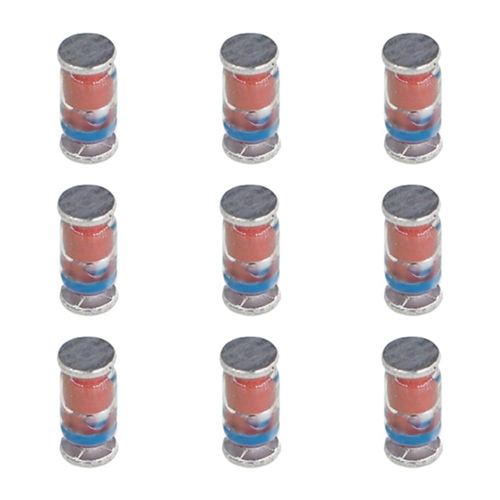 Produktbild von 50 Stück BZX55C Spannungsreglerdiode 10V – 0,5W Glasrohr, LL34, DIP DO35