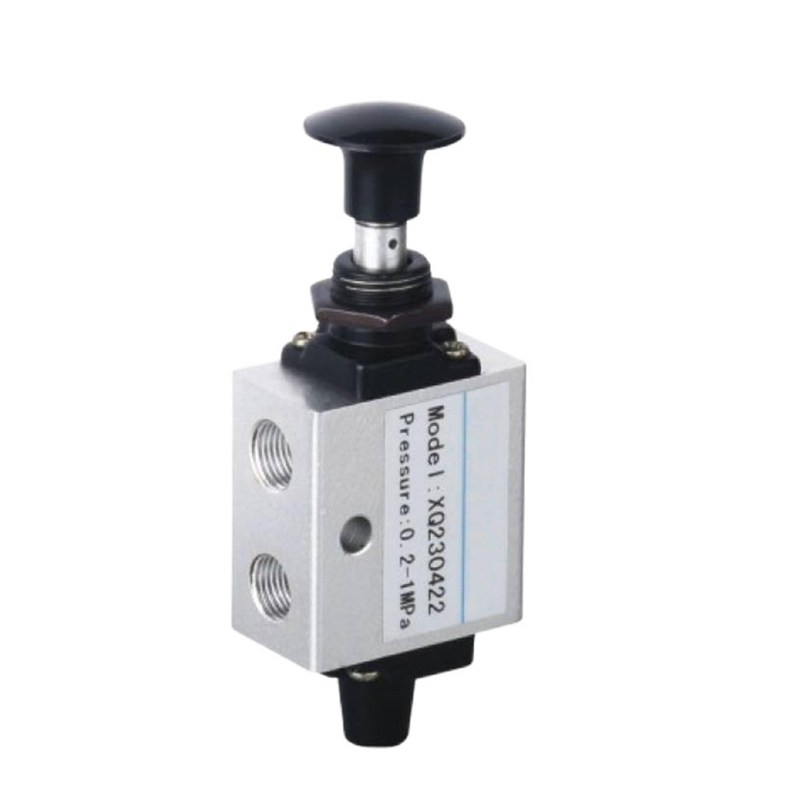 Distributeur pneumatique XQ 1/8 1/4 3/8 1/2 M5 en aluminium, vanne d'échappement, vanne manuelle pneumatique(XQ250420 06 G1-8,5PCS)