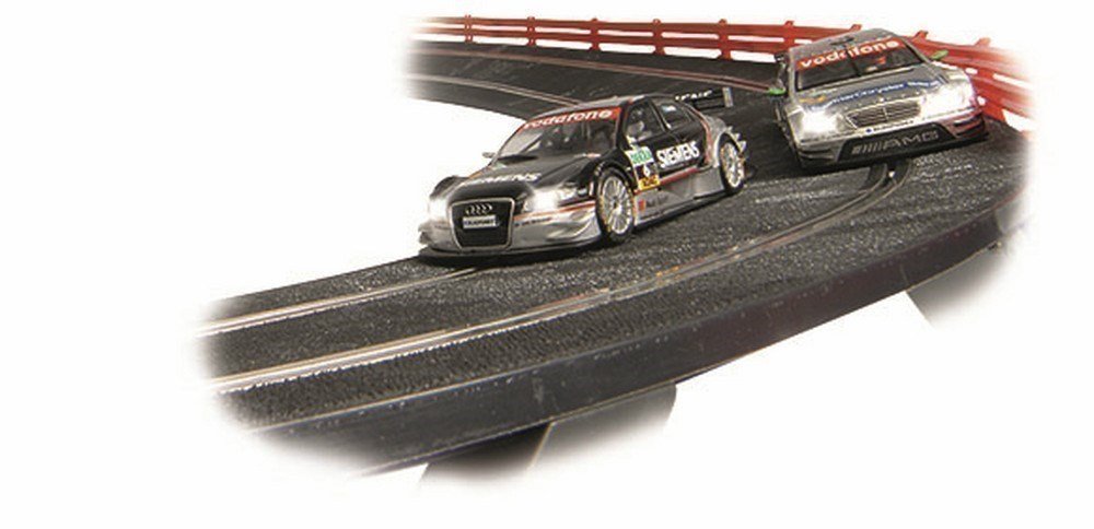 Scalextric - Curva peraltada pista negra