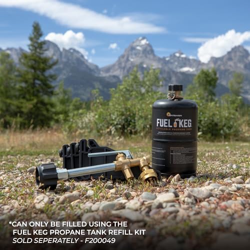 Image of Mr. Heater Fuel Keg. - 1 lb. / 16 oz. Empty Refillable Propane Tank