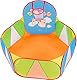NUBUNI Bällebad Baby | Bällebad Ohne Bälle | Bällebad Viereckig | Ball Pit | Bällebecken | Bällebad Eckig | Bällebecken | Bällebad Ab 1 Jahr | Bällebäder | Bälle Nicht Enthalten B