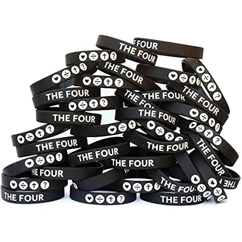 100 of The FOUR Wristbands - Witness Gospel Bands Cover