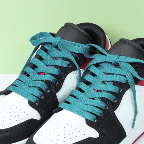 Image of Stepace [2 Pairs Flat Shoe Laces for Sneakers 30 inch-72 inch Length 26 Color Shoelaces