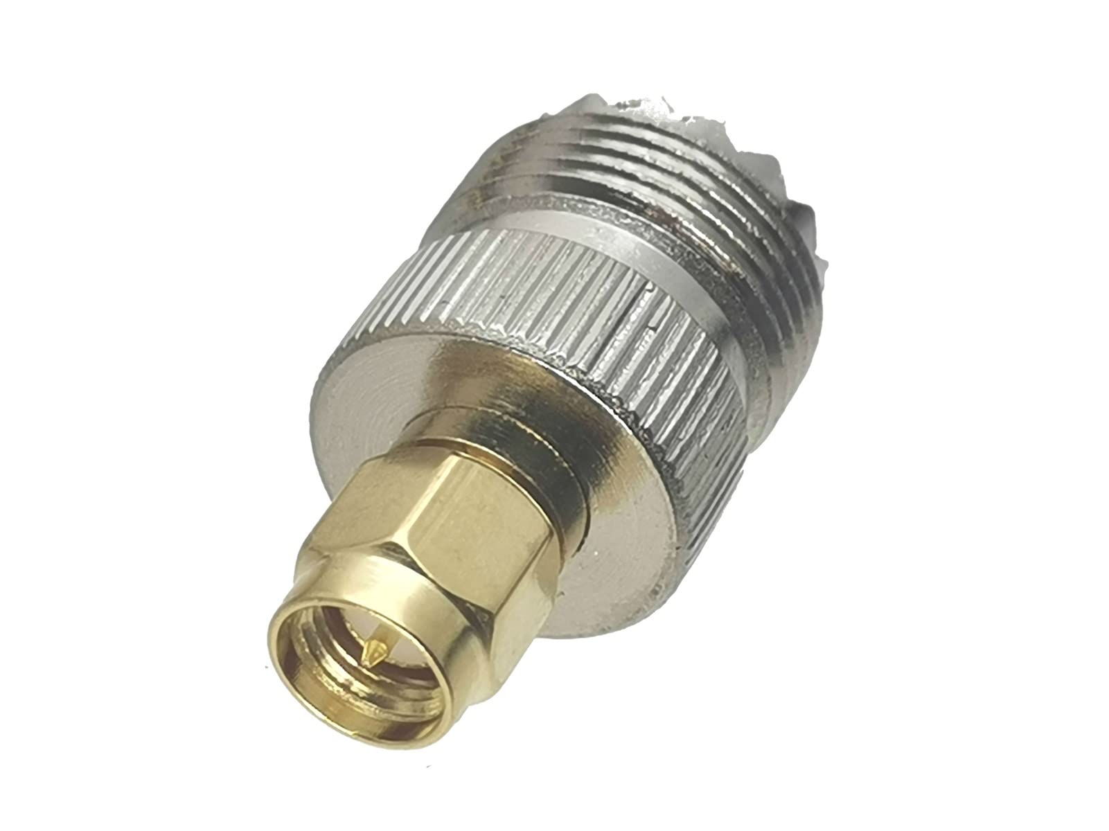 Connettori Saldatura Paratia Confezione Da 5 Connettori Coassiali UHF Femmina SO-239 Per Pannelli O Paratie - Per Radio, Antenna, Progetti RF Kit 5 Pezzi Unbranded - Foto 5