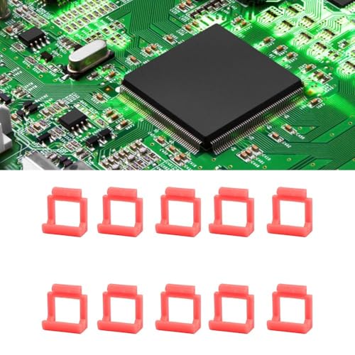 Retenedores PCIe para tarjetas riser, pack 10 piezas Rojo miniatura 7