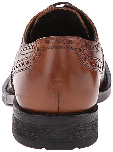 Kenneth Cole New York Men's Gold Mind Oxford, Cognac, 8 M US3