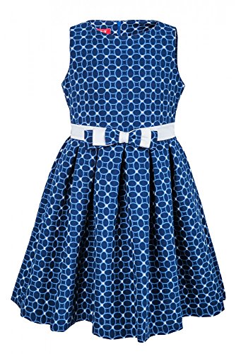 Vestido azul de fiesta para niñas talla 110 cm elegante y cómodo