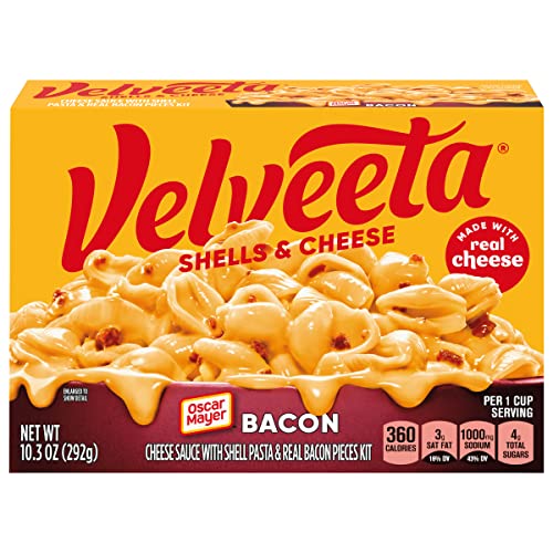 Image of Velveeta Shells and Cheese with Bacon Meal (10.3 oz Box) (Pack of 2)