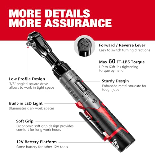Alloyman 12V 60 Ft-lbs Ratchet
