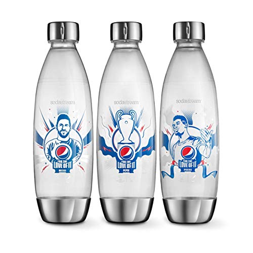 Set met 3 spuitflessen groot model FUSE Pepsi Max x UEFA