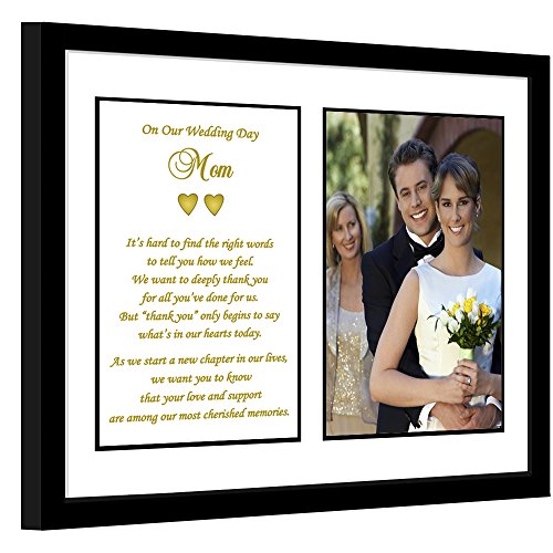 Mother Wedding Thank You Gift from Both Bride and Groom, Poem for Mom, Add Photo