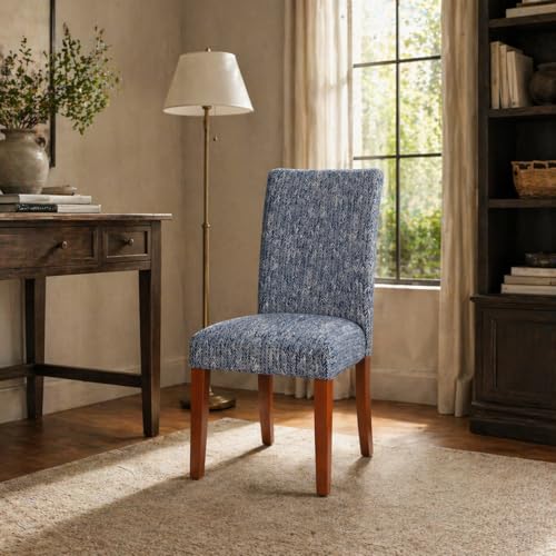 Image of HomePop Parsons Dining Chair,Pack of 2, Navy