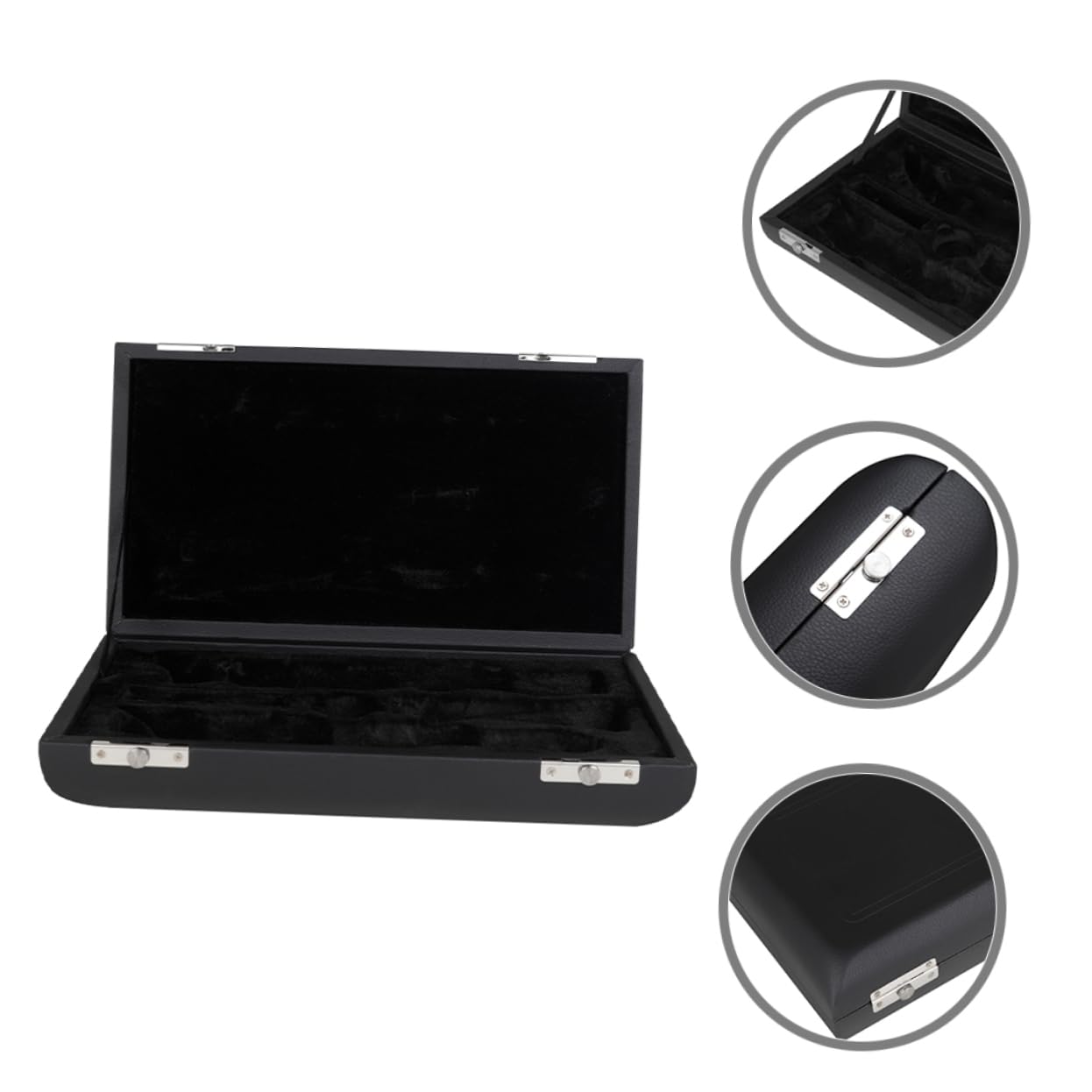 Estuche Protector para Oboe de Pu y Metal, Ligero y Resistente al Agua, Gran Capacidad para Almacenamiento y Viaje, Color Negro