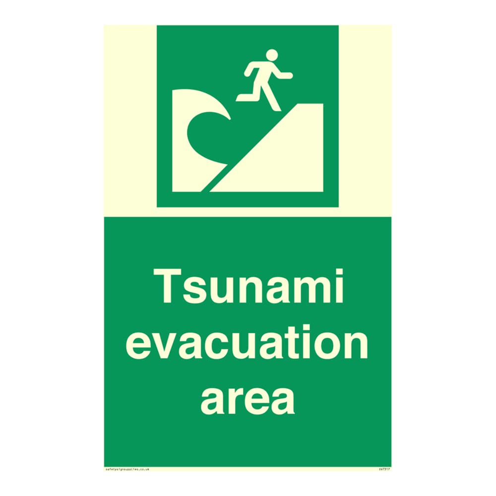 Tsunami evacuation area