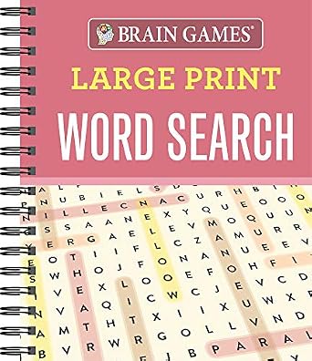 Brain Games - Large Print Word Search: Publications International Ltd ...
