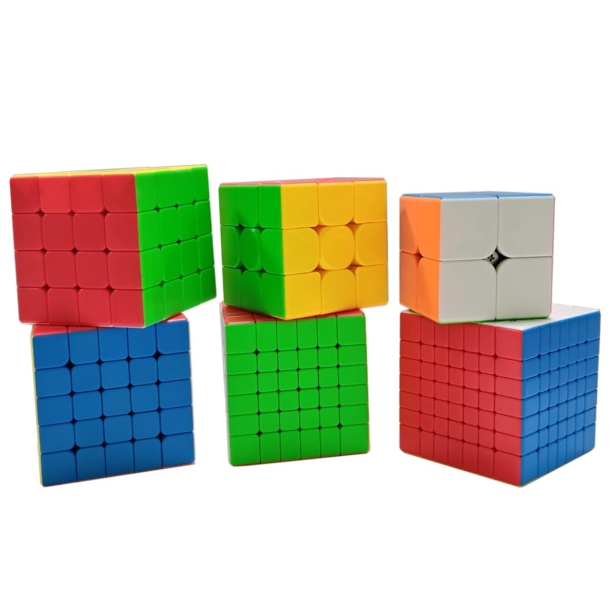 MoYu Magische Kubus Collectie Zauberwürfel 2x2 Packing Cubes Gobus MoYu MoFangJiaoShi Speed Cube 2x2 3x3 4x4 5x5 6x6 7x7 Zauberwürfel Puzzle Cubes Set, Packung Ma Vie En Or Zauberwürfel 3x3 Moyu Speed