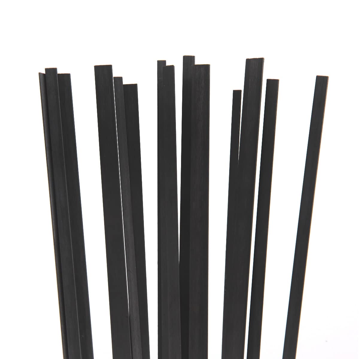 Carbon Fiber Rod, Carbon Fiber, 10pcs/lot Carbon Fiber Rod 1x6mm/0.5X3mm/1x3mm/1x3mm/1x4mm/500mm Length Carbon Fiber Strip Flat Bar (Color