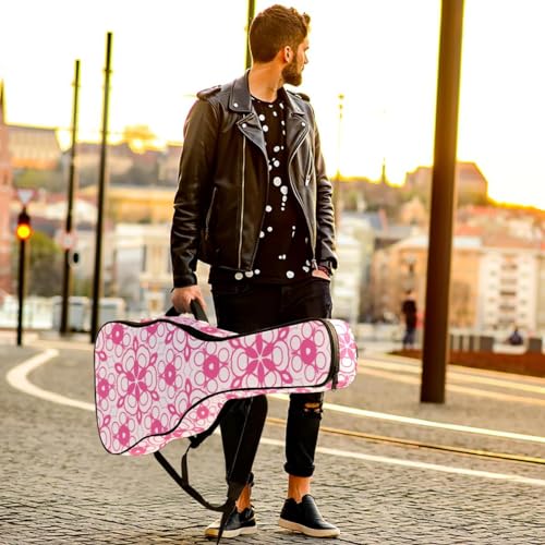 Housse de transport imperméable en tissu Oxford pour guitare acoustique avec bandoulière et poches, motif texturé floral, violet, 109 x 42,9 x 11,9 cm, Multicolore 4., 42.9×16.9×4.7 in, Sac de - Les Beatles, Paul McCartney, John Lennon, RIngo Starr, George Harrison Housse de transport imperméable en tissu Oxford pour guitare acoustique avec bandoulière et poches, motif texturé floral, violet, 109 x 42,9 x 11,9 cm, Multicolore 4., 42.9x16.9x4.7 in, Sac de – Image 7