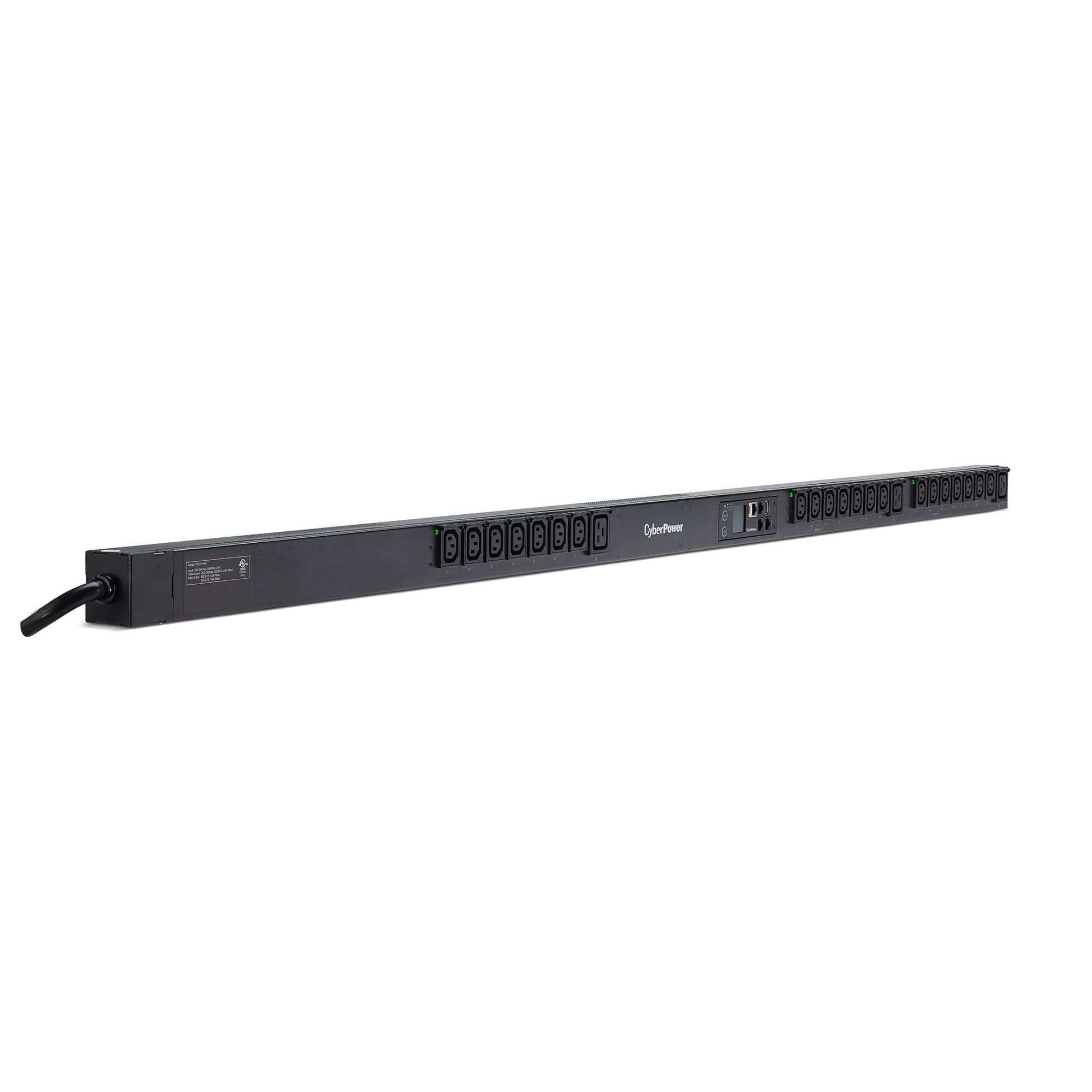 CyberPower PDU41104 Switched PDU, 200-240V/20A, 24 Outlets, 0U Rackmount