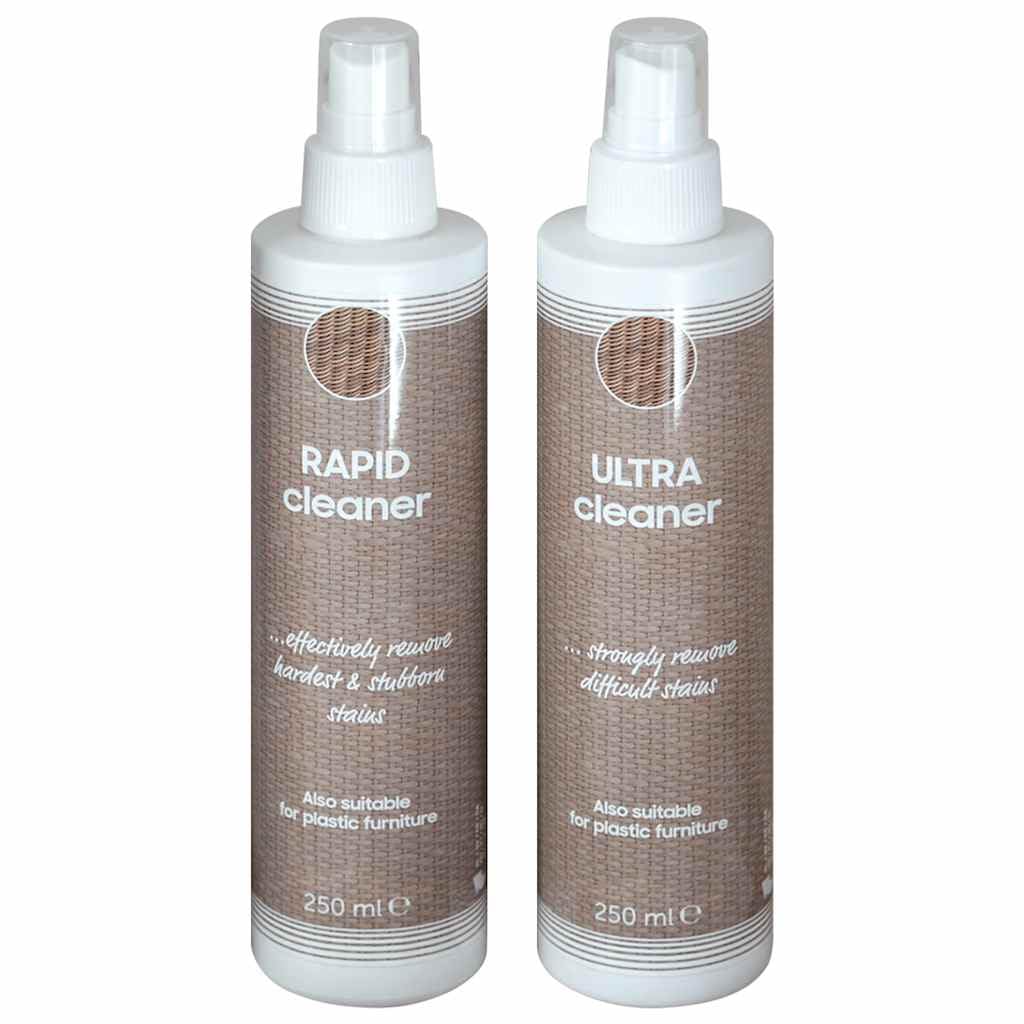 vidaXL Kit de Cuidado para Muebles de Jardín de Ratán y Textilene Plástico Limpiador Protector Armarios Patio Terraza Muebles Mobiliario