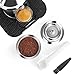 Refillable Coffee Capsule for Nespresso Vertuoline made of stainless Steel for Refilling Refill Capsule Coffee Capsules Espresso Coffee Capsule (1 Pod,1 Tamper)