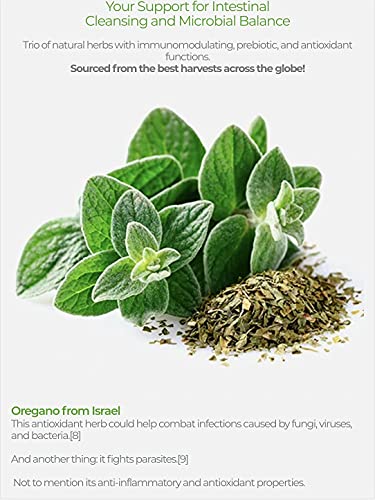 Oregarlix Premium Gut Health Supplement. Best Support For Intestinal Cleansing Microbial Balance With Premium Prebiotics - Help Keep Good Bacteria Healthy & Growing - 100% Natural (3-Pack) #TOP5