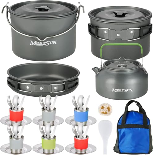 MEETSUN Camping Cooking Set 37 PCs