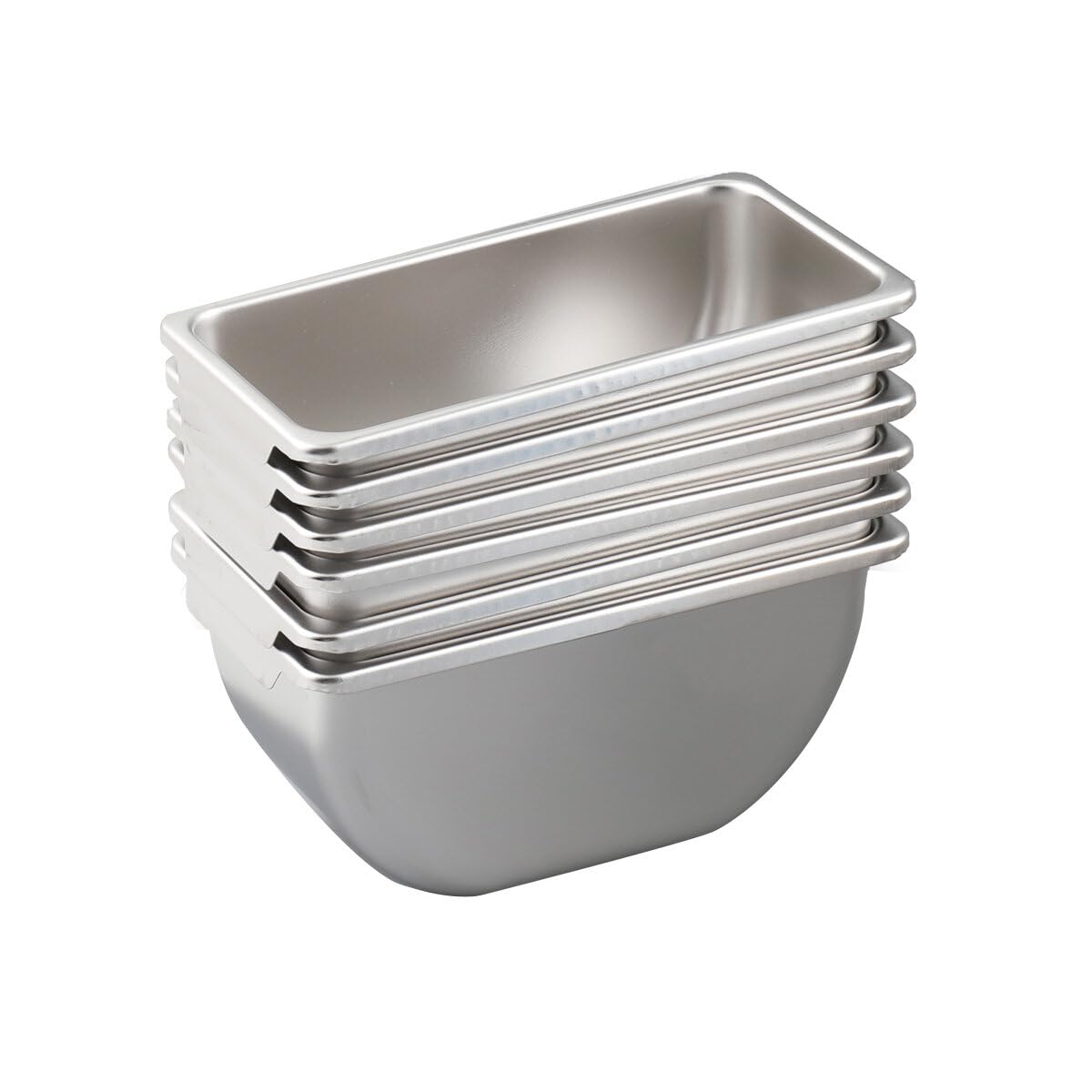 Scatola di Condimento Box Addensata in Acciaio Inox Portacondimenti Set di 6 Condimento Box Spezia Jar Cucina Sei Scatola Set Estraibili con Coperchio e 6 Cucchiai