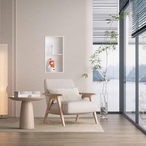 Niche de douche murale double étagère pour rangement salle de bain