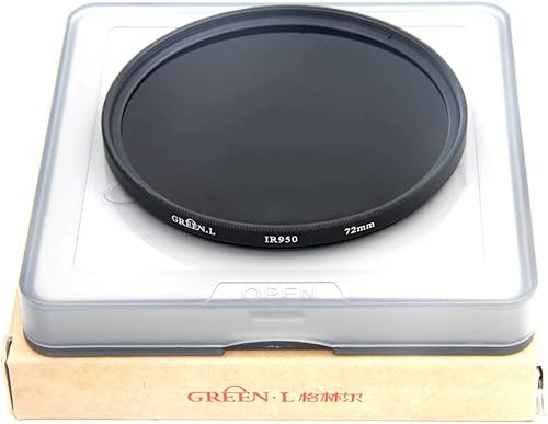 Vista 15 de GREEN.L Filtro infrarrojo de 2.047 in, filtro IR 850 nm (R85) de 2.047 in para lente de cámara