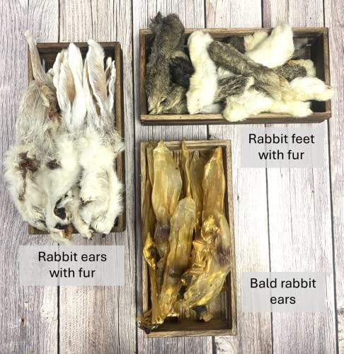 100% Natural Dog Treat Box: The Bunny Box (700g of Rabbit Dog Treats Including Feet & Ears) LSP - Image 3
