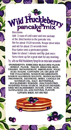 Shadow River Wild Huckleberry Gourmet Pancake Mix 16 oz - Thumbnail 2