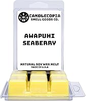 Vista 20 de Cera vegetal fuertemente aromatizada vertida a mano, 12 cubos de cera aromática, 6.4 onzas en 2 x 6 paquetes