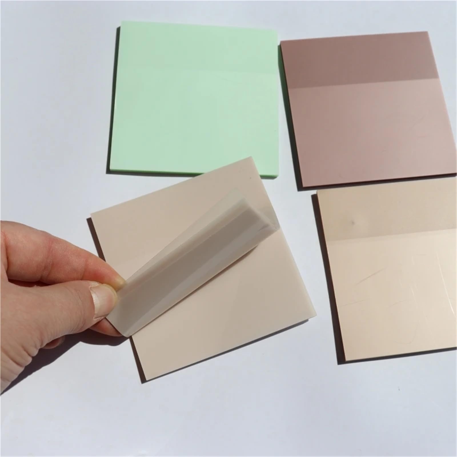 10 set di foglietti adesivi trasparenti creativi blocchi note adesivi per cancelleria scolastica forniture per ufficio