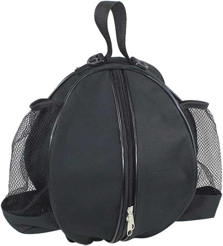 Yangyang バスケットボールバッグ 収納ポケット付 防水 7号球 バスケ用リュック 肩掛け 手提げ ブラック お待たせ