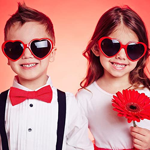 Pibupibu 10/20 Packs Wholesale Neon Colors Heart Retro Style Party Favors Sunglasses4