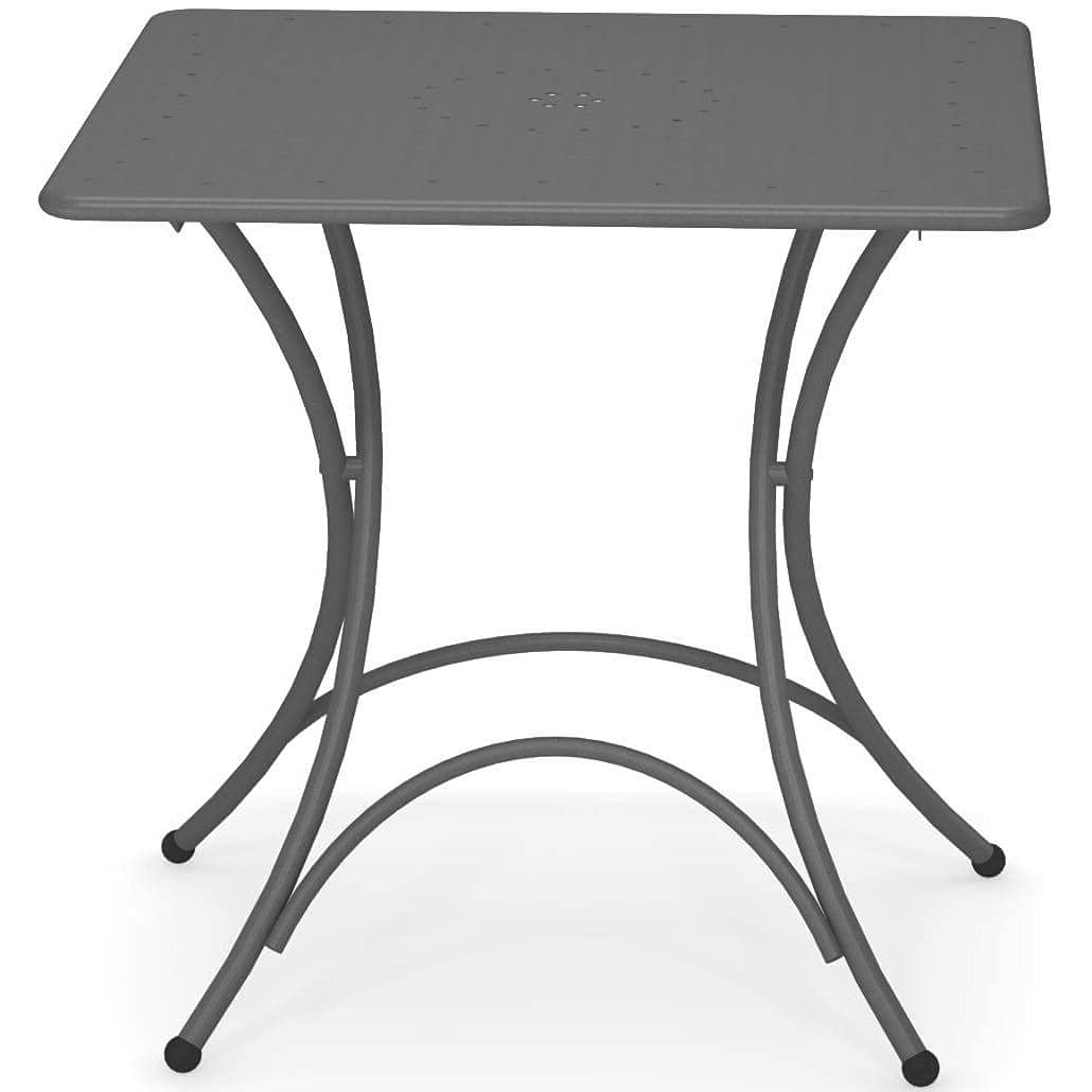 Emu Pigalle Tavolo Quadrato Pieghevole Centimetri 76 x 76 Articolo 907 Colore Ferro Antico 22
