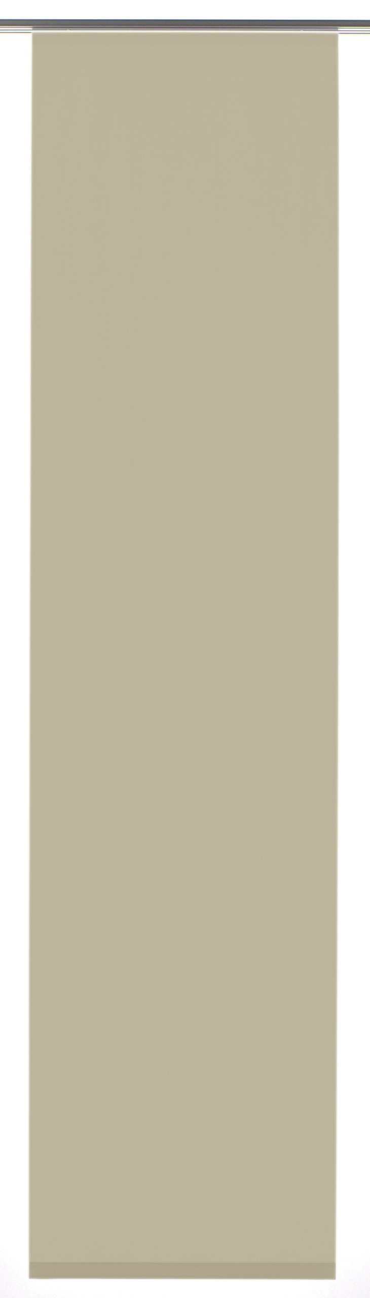 GARDINIA Tessuto per tenda a pannello Entry, Tortora, 60 x 245 cm