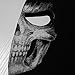 WTACTFUL Scary Mask Skull Ghost Death Face Mask Balaclava Headwear for Motorcycle Cosplay Costume Halloween Party #1