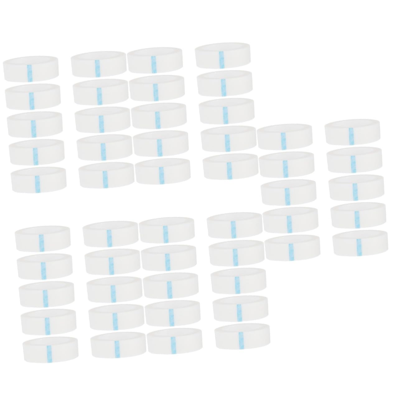 Ipetboom 5sets Classic Eyelash Extensions Tape Non-woven Lash Grafting Tapes Skin-friendly Breathable 10pcs*5