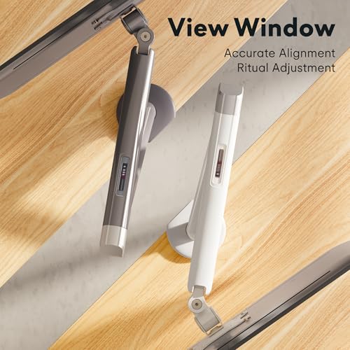 Image of FlexiSpot Single Monitor Arm, Premium Aluminum Monitor Desk Mount Fits Screen up to 35 Inches 19.84 lbs, Fully Adjustable Monitor Stand with C-Clamp & Grommet Base for Home Office, White